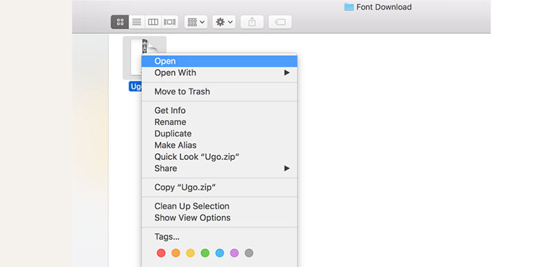 fonts on a mac for adobe